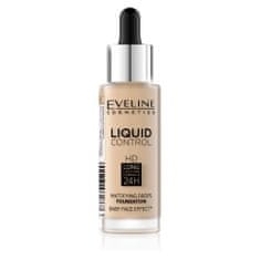 shumee Liquid Control HD Long Lasting Formula 24H make-up na obličej s kapátkem 015 Light Vanilla 32ml