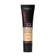 shumee Infallible 32H Matte Cover Foundation dlouhotrvající matující základ 130 Neutral Undertone/True Beige 30 ml