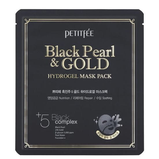 shumee Black Pearl & Gold Hydrogel Mask Pack hydratační a vyživující hydrogelová maska s černou perlou a zlatem 32g