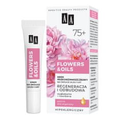 shumee Flowers&Oils 75+ Rekonstrukční krém proti vráskám na okolí očí a rtů 15ml