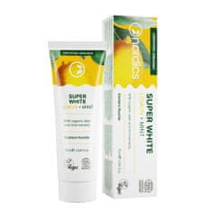 shumee Super White Organic Toothpaste zubní pasta s fluoridem Lemon + Mint 75ml