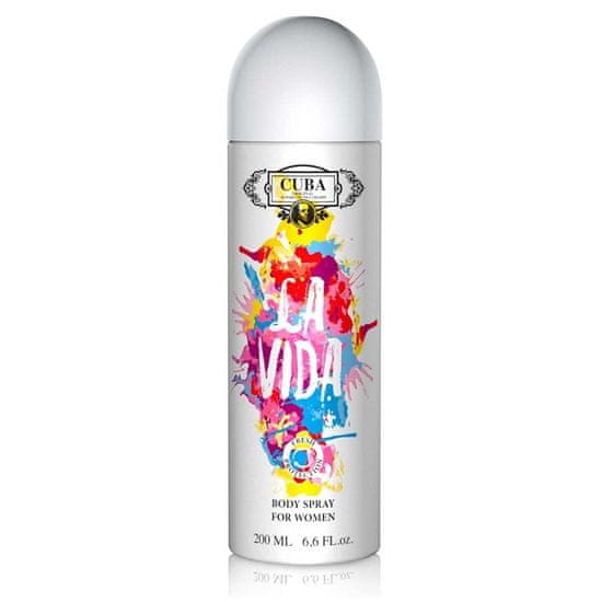 shumee Cuba La Vida For Women deodorant ve spreji 200ml