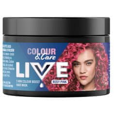shumee Live Color&Care 5minutová barvicí a pečující maska na vlasy Rosy Pink 150ml