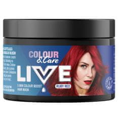 shumee Live Color&Care 5minutová barvicí a pečující maska na vlasy Ruby Red 150ml