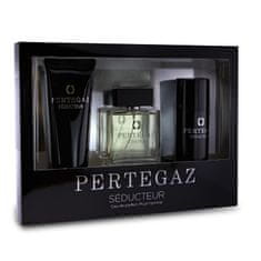 shumee Pertegaz Seducteur Pour Homme set parfémovaná voda ve spreji 100ml + sprchový gel 230ml + deodorant 150ml