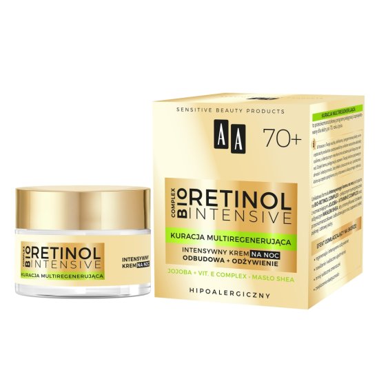 shumee Retinol Intensive 70+ intenzivní noční regenerační krém + výživa 50ml