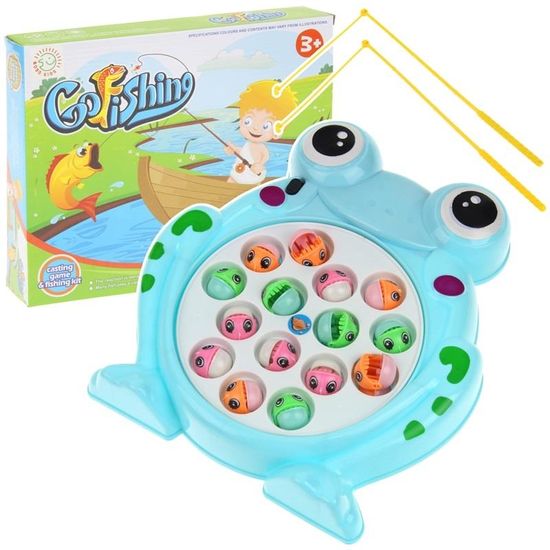 Nobo Kids  Frog Fishing Family Game - modrá