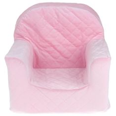 Nobo Kids  Dětský sedák prošívané křeslo Pouffe 40cm růžový