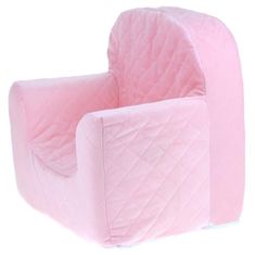 Nobo Kids  Dětský sedák prošívané křeslo Pouffe 40cm růžový