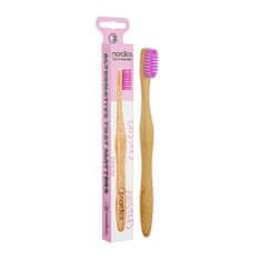 shumee Bamboo Toothbrush Růžový bambusový zubní kartáček