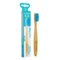 shumee Kids Bamboo Toothbrush - bambusový zubní kartáček pro děti Blue