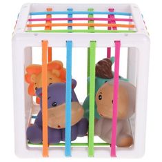 Nobo Kids  Flexibilní Sensory Cube Sort Erasers Zvířata