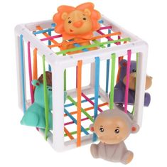 Nobo Kids  Flexibilní Sensory Cube Sort Erasers Zvířata