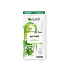 shumee Niacinamide Ampule Sheet Mask detoxikační ampule v látkové masce s vitamínem B3 a extraktem z kapusty 15g