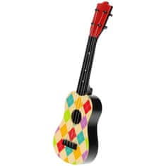 Nobo Kids  Ukulele kytarový nástroj pro děti - kostkovaný