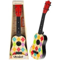 Nobo Kids  Ukulele kytarový nástroj pro děti - kostkovaný