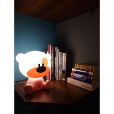 Nobo Kids  Dětská LED noční lampa s medvídkem - růžová