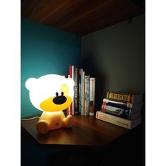 Nobo Kids  Dětská LED noční lampa Medvídek - žlutá