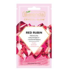 shumee Crystal Glow Red Rubin vyživující a rozjasňující maska 8g
