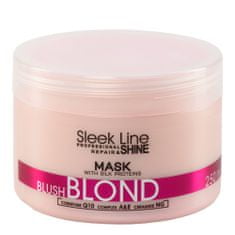 shumee Sleek Line Blush Blond Mask maska pro blond vlasy s hedvábím 250 ml