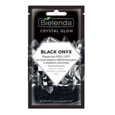 shumee Crystal Glow Black Onyx čistící a detoxikační slupovací maska se shimmer efektem 8g