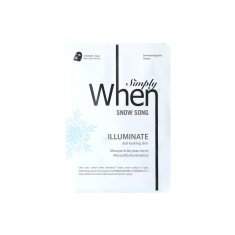 shumee Snow Song Illuminate Sheet Mask rozjasňující pleťová maska 23ml