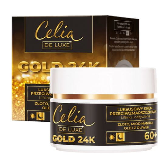 shumee De Luxe Gold 24K noční krém na obličej 60+ 50ml