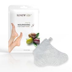 shumee Nourishing Foot Cream Mask - omlazující maska na nohy ve formě ponožek s olivovým olejem