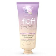 Fluff sleeping overnight body mask vyživující a regenerační tělová maska ??levandule a růže 150ml