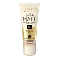 shumee Satin Matt Foundation matující make-up na obličej 102 Vanilka 30 ml