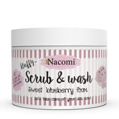 shumee Scrub & Wash Sweet Blueberry pěnový tělový peeling 180 ml