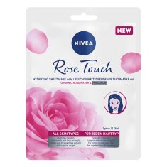 shumee Rose Touch intenzivně hydratační maska s organickou růžovou vodou a kyselinou hyaluronovou