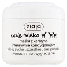 Ziaja maska z kozího mléka s keratinem intenzivně kondicionující hrubé vlasy bez lesku 200 ml