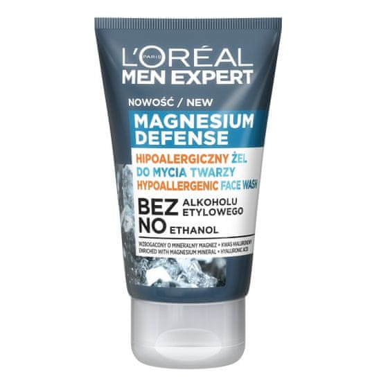 shumee Men Expert Magnesium Defense hypoalergenní čisticí gel na obličej 100 ml