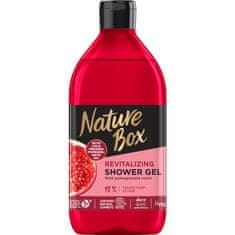 Nature Box pomegranate oil revitalizační sprchový gel s olejem z granátového jablka 385 ml