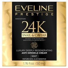 shumee Prestige 24k Snail&Caviar luxusní hloubkově regenerační krém proti vráskám na noc 50ml