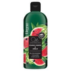 Lirene sprchový gel oil therapist black pepper & watermelon 400ml