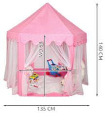 Kruzzel Dětský stan N6104 - růžový