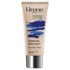 Lirene nature matte matující podkladová báze na obličej 15 tanned 30ml