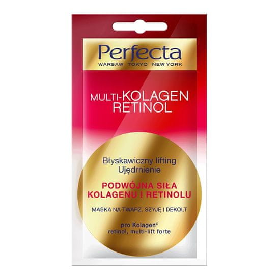 shumee Multi-Collagen Retinol maska na obličej, krk a dekolt 8ml