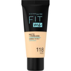 shumee Matující make-up na obličej Fit Me Matte & Poreless Foundation 118 Nude 30 ml