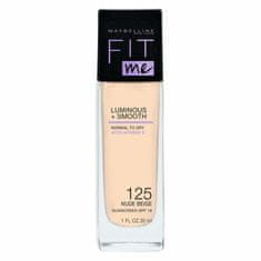 shumee Fit Me Luminous + Smooth Foundation rozjasňující make-up na obličej 125 Nude Beige 30 ml