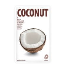 shumee Maska A s islandskou ledovcovou vodou rozjasňující plátěná maska Coconut 20g