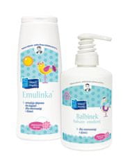 shumee Set Emulinka olejová emulze do koupele 250ml + Balbínek balzám-změkčovadlo 250ml