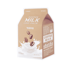 shumee Coffee Milk One-Pack zpevňující plátová maska Káva 20g