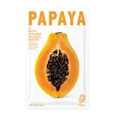 shumee Maska A With Iceland Glacial Water vyhlazující listová maska Papaya 20g