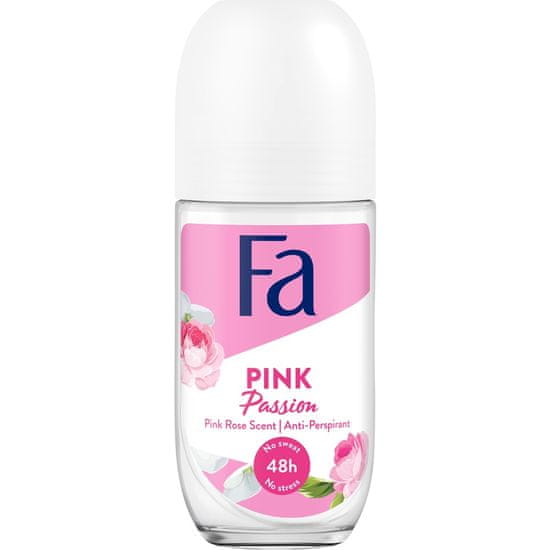 shumee Pink Passion 48h antiperspirant roll-on s vůní růže 50ml