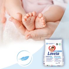 Lovela Baby prášek na praní na bílé prádlo 1,3 kg / 13 pracích dávek