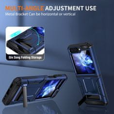 Techsuit Kryt Samsung Galaxy Z Flip 5 , Techsuit - Hybrid Armor Kickstand, modrý