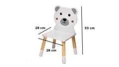 bHome Dětská židle Medvídek